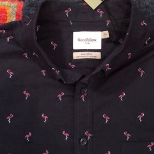 Goodfellow XL NWT button down sports shirt
